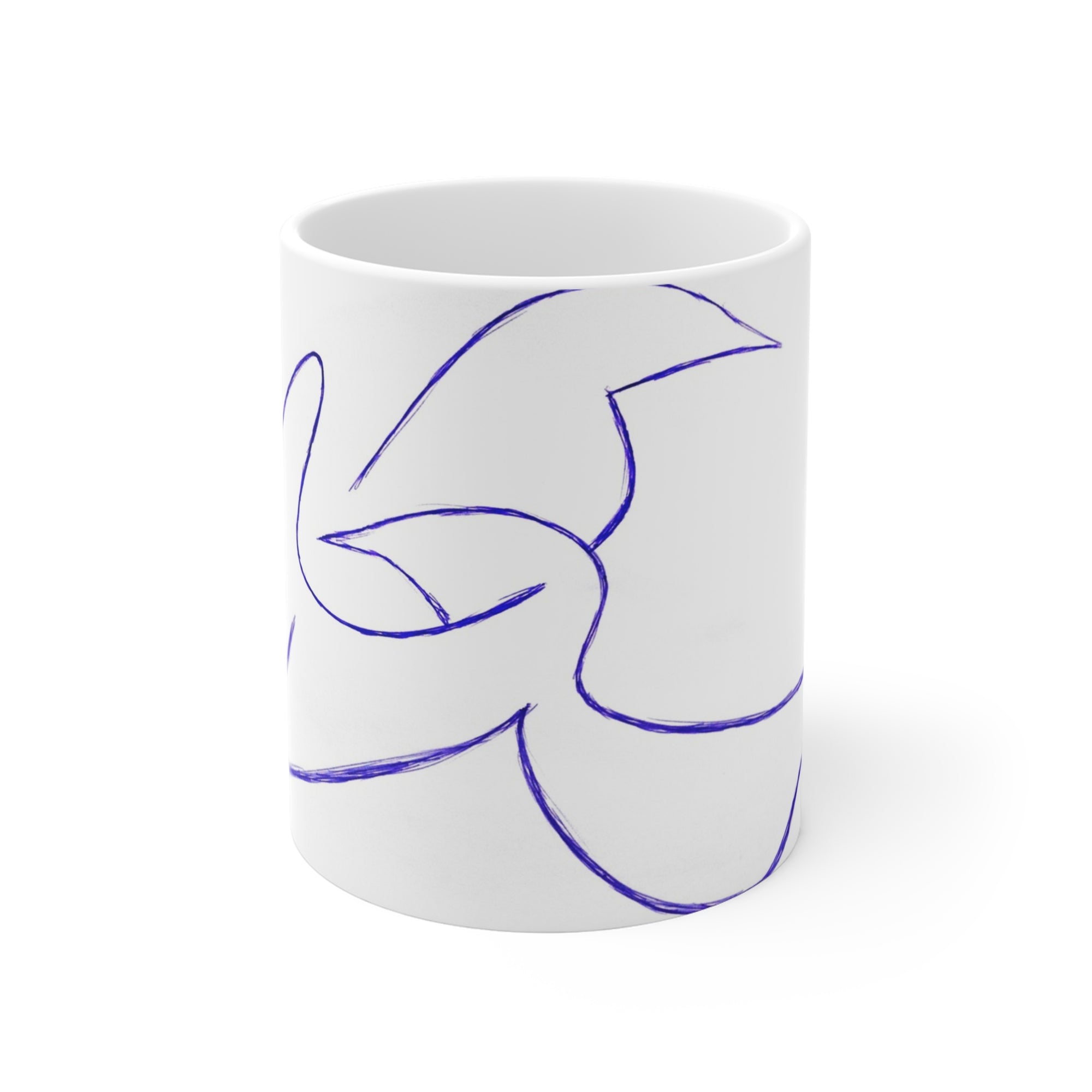 Two Doves in Love Mug — by Alex Frishberg
