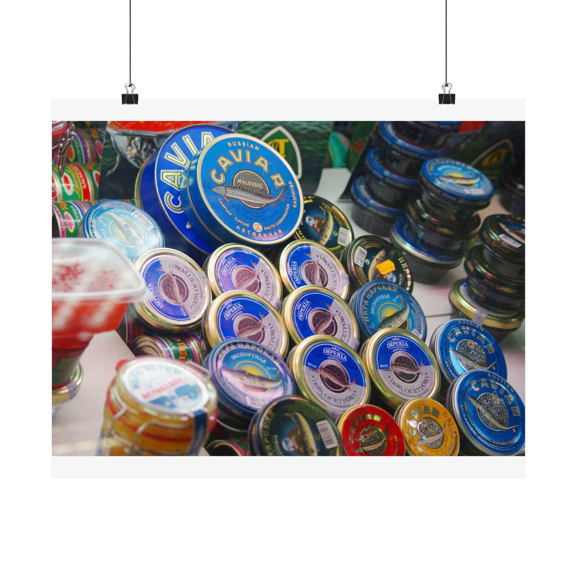 Caviar Tins — photograph by Alex Frishberg