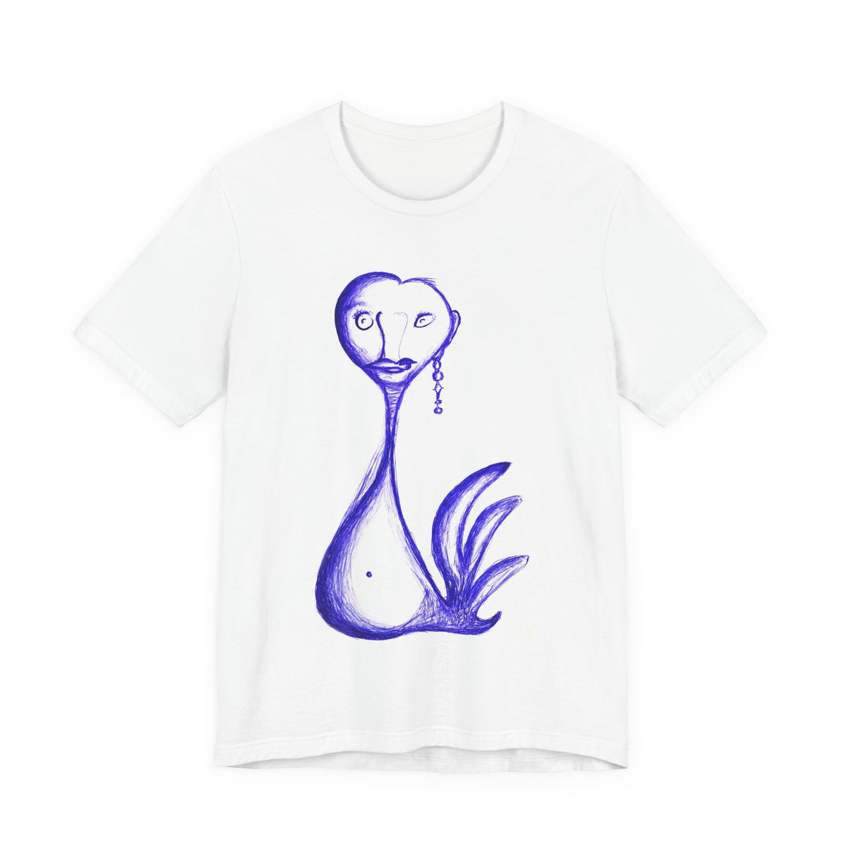 Gay Swan Tee — sketch by Alex Frishberg
