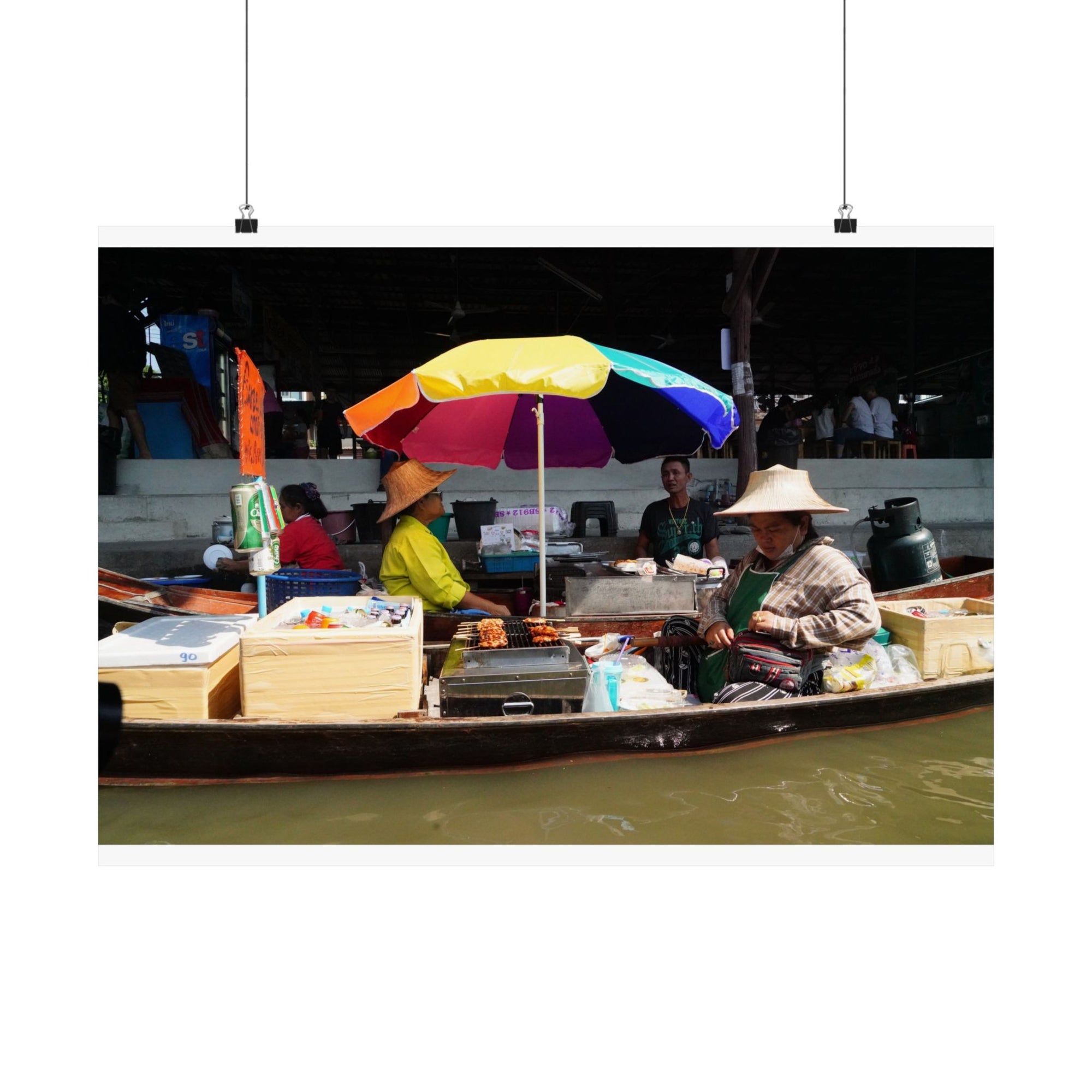 Floating Market — photograph by Alex Frishberg