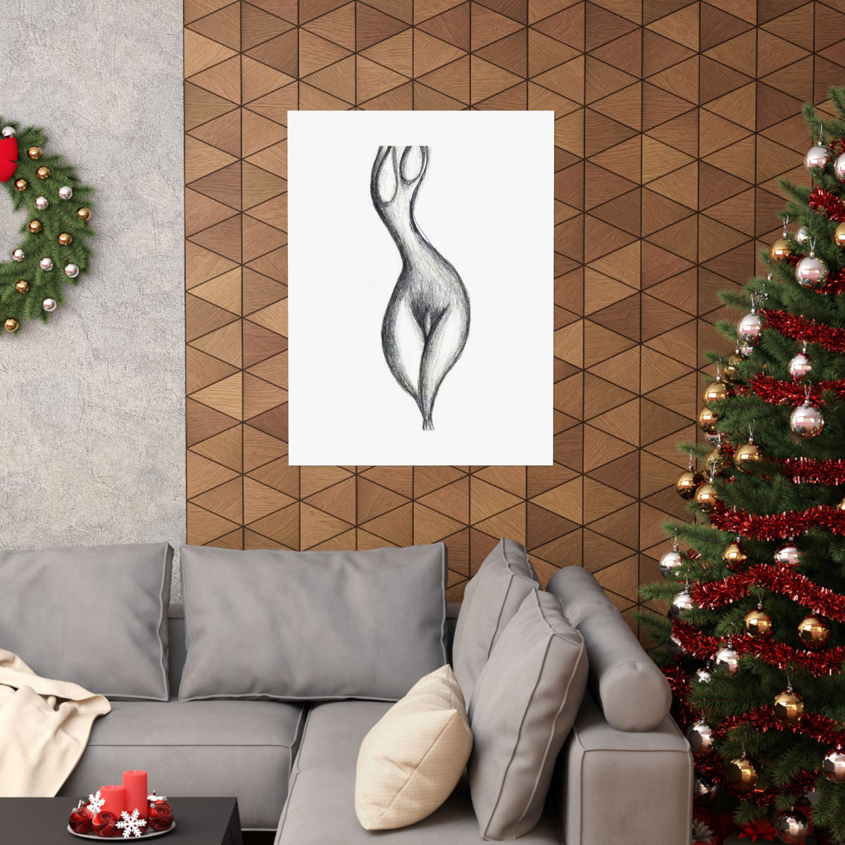 A Nude — drawing by Alex Frishberg