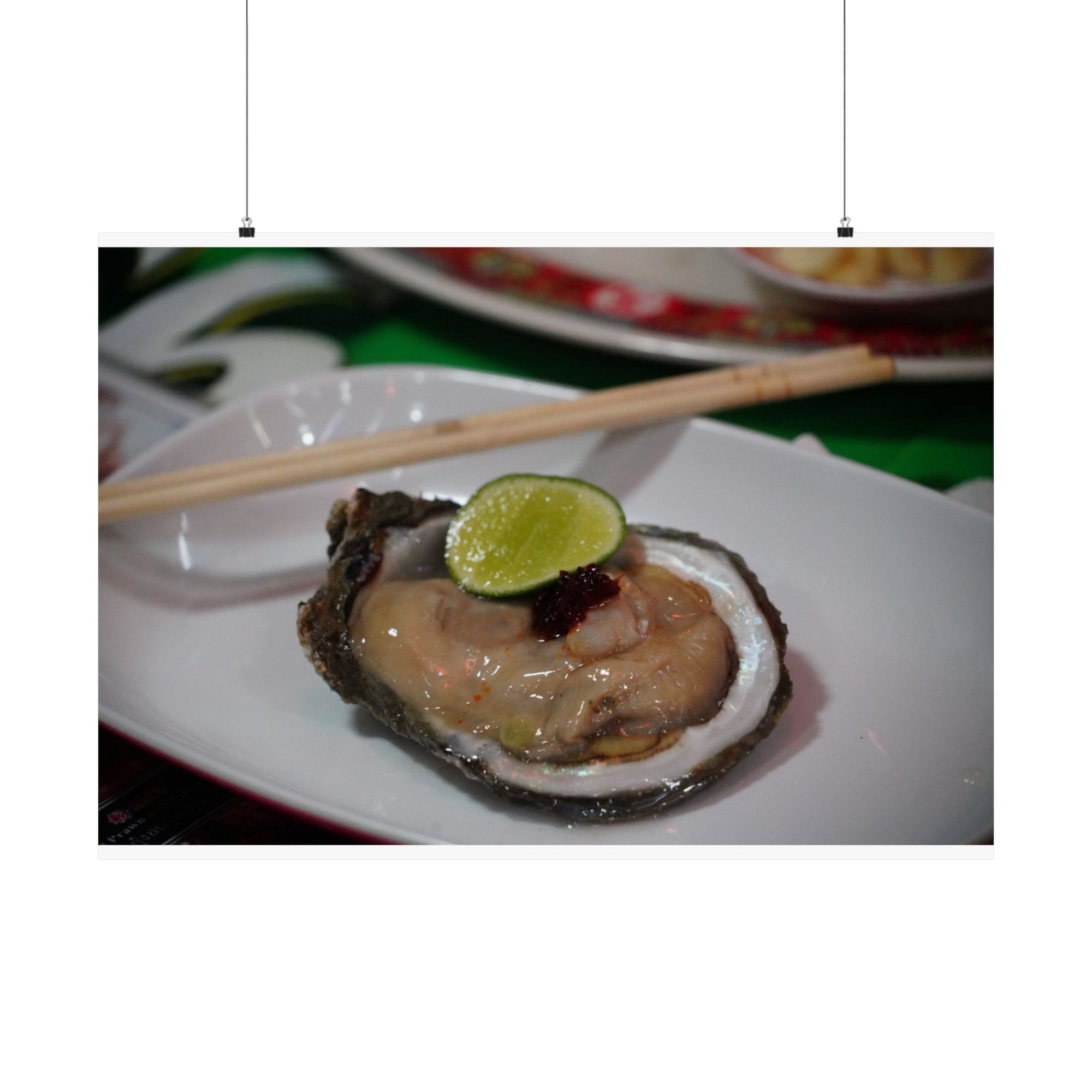 Oyster and Lime — photograph by Alex Frishberg